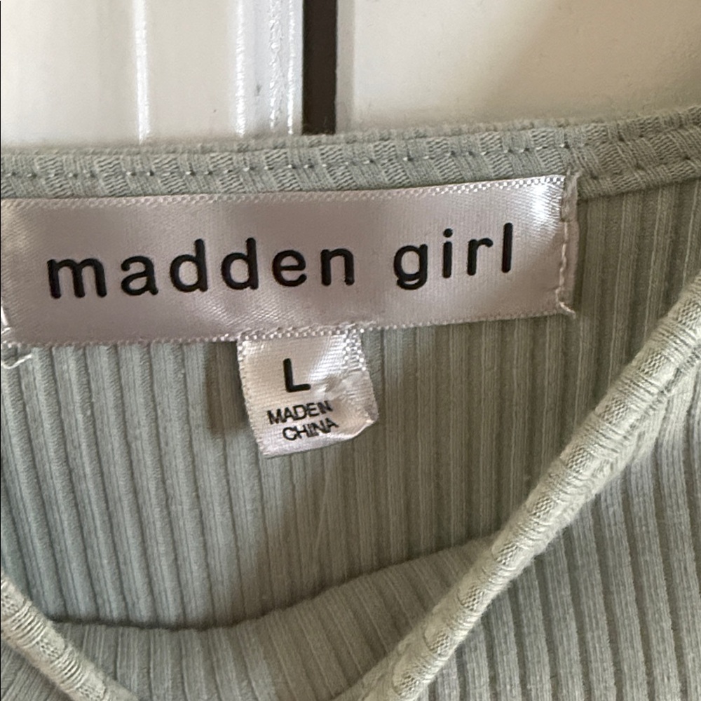 Madden Girl Juniors' Cut-Out Long-Sleeve Bodysuit - Picture 4 of 8